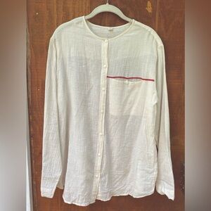 Runaway Bicycle Everyday Pocket Shirt with Selvedge Stripe - Large